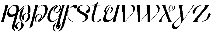 Classical Boundaries Italic otf (400) Font LOWERCASE
