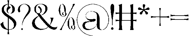Classical Boundaries Regular otf (400) Font OTHER CHARS