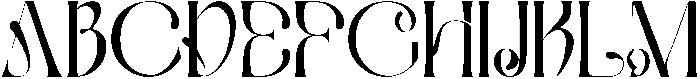 Classical Boundaries Regular otf (400) Font UPPERCASE