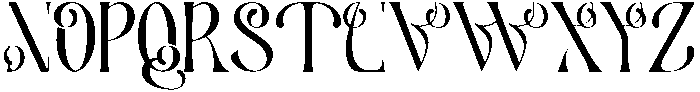 Classical Boundaries Regular otf (400) Font UPPERCASE