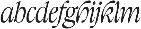 Classical Condensed Italic otf (400) Font LOWERCASE