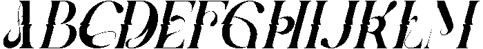 Classical Galleries Italic otf (400) Font UPPERCASE