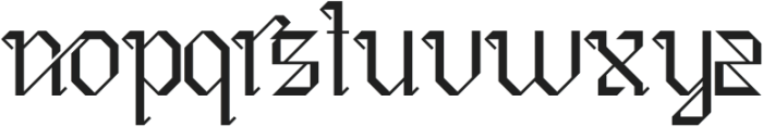 Classical Garments Regular otf (400) Font LOWERCASE
