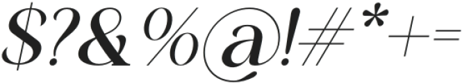 Classical Premiera Italic otf (400) Font OTHER CHARS
