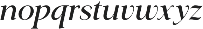 Classical Premiera Italic otf (400) Font LOWERCASE