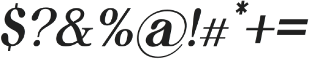 Classical Prime Italic otf (400) Font OTHER CHARS