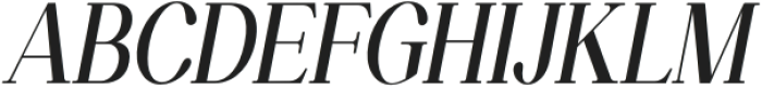 Classical Prime Italic otf (400) Font UPPERCASE