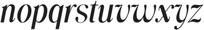 Classical Prime Italic otf (400) Font LOWERCASE