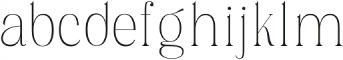 Classical Romance Thin otf (100) Font LOWERCASE