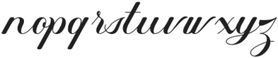 Classical Script Regular otf (400) Font LOWERCASE