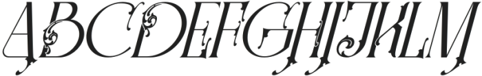 Classical Thinkers Regular Italic otf (100) Font UPPERCASE