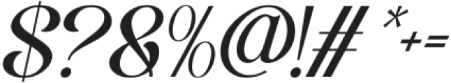 Classy Exclusive Italic otf (400) Font OTHER CHARS