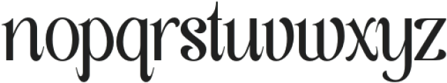 Classy Exclusive Regular otf (400) Font LOWERCASE