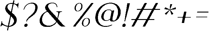 Classy Italic otf (400) Font OTHER CHARS
