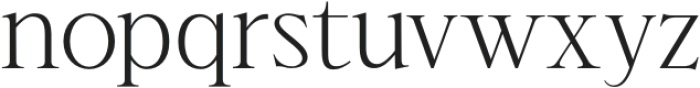 Classy Light otf (300) Font LOWERCASE