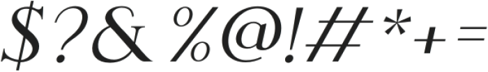 Classy Medium Italic otf (500) Font OTHER CHARS