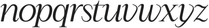 Classy Medium Italic otf (500) Font LOWERCASE