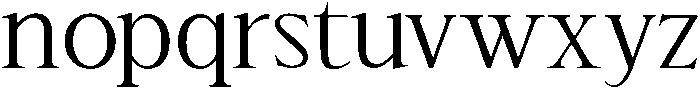 Classy Regular otf (400) Font LOWERCASE