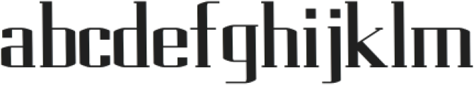 Classy Regular otf (400) Font LOWERCASE