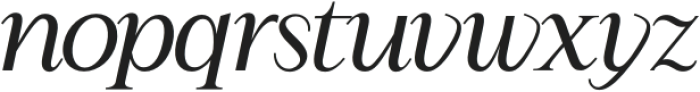 Classy Semi Bold Italic otf (600) Font LOWERCASE
