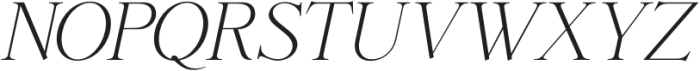 Classy Thin Italic otf (100) Font UPPERCASE