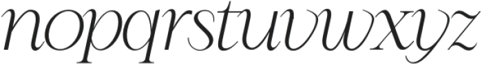 Classy Thin Italic otf (100) Font LOWERCASE