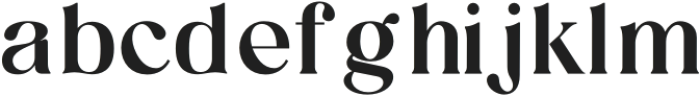 Classy Voguish Regular otf (400) Font LOWERCASE