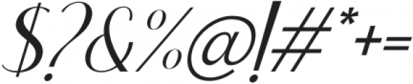 ClassyBrune-Italic otf (400) Font OTHER CHARS