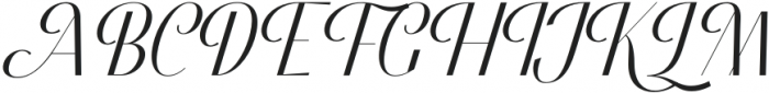 ClassyBrune-Italic otf (400) Font UPPERCASE