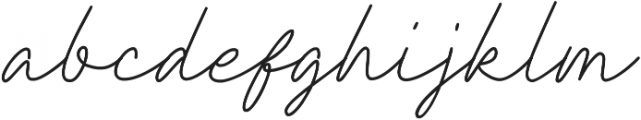 Clathyn Keith Signature otf (400) Font LOWERCASE