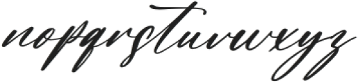 Claudia Martin Italic otf (400) Font LOWERCASE