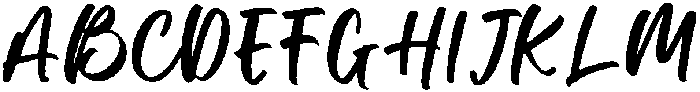 Claudia Regular otf (400) Font UPPERCASE