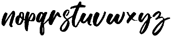 Claudia Regular otf (400) Font LOWERCASE
