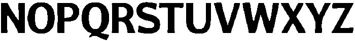 Clauthbound Semibold otf (600) Font UPPERCASE
