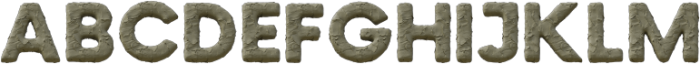 Clay2 Regular otf (400) Font UPPERCASE