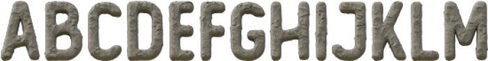 Clay3 Regular otf (400) Font UPPERCASE