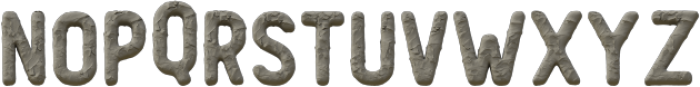 Clay3 Regular otf (400) Font UPPERCASE