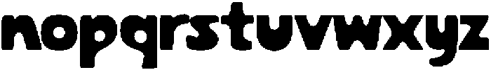 Claycraft Regular otf (400) Font LOWERCASE