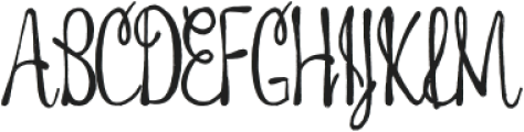 Claymore otf (400) Font UPPERCASE