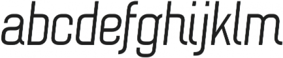 Clayton Thin Italic otf (100) Font LOWERCASE