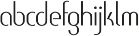 Clearlight ttf (300) Font LOWERCASE