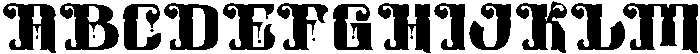 Cleffordy Regular otf (400) Font UPPERCASE