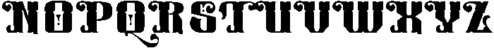 Cleffordy Regular otf (400) Font UPPERCASE