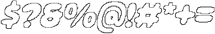 Clefy Pixel Outline otf (400) Font OTHER CHARS