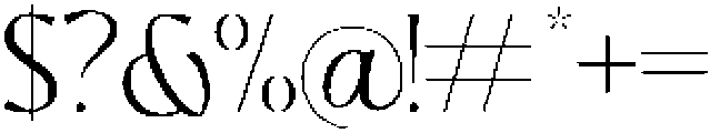 Clemb Light otf (300) Font OTHER CHARS