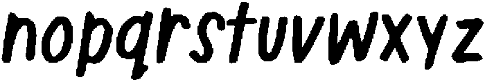 Clementine Regular otf (400) Font LOWERCASE