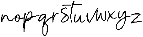 Clementine Sweet Regular otf (400) Font LOWERCASE