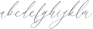 Clements Morgle Script Italic otf (400) Font LOWERCASE