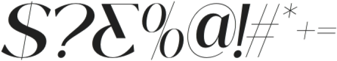 Clemora Italic otf (400) Font OTHER CHARS