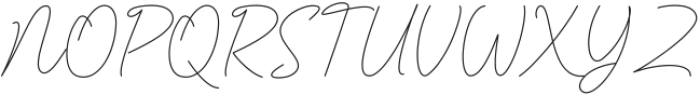 Clemore signature otf (400) Font UPPERCASE